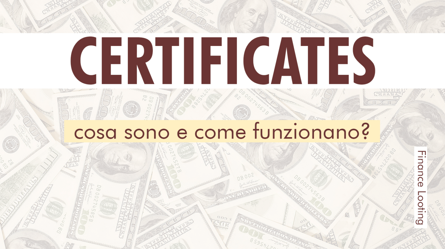 Certificates