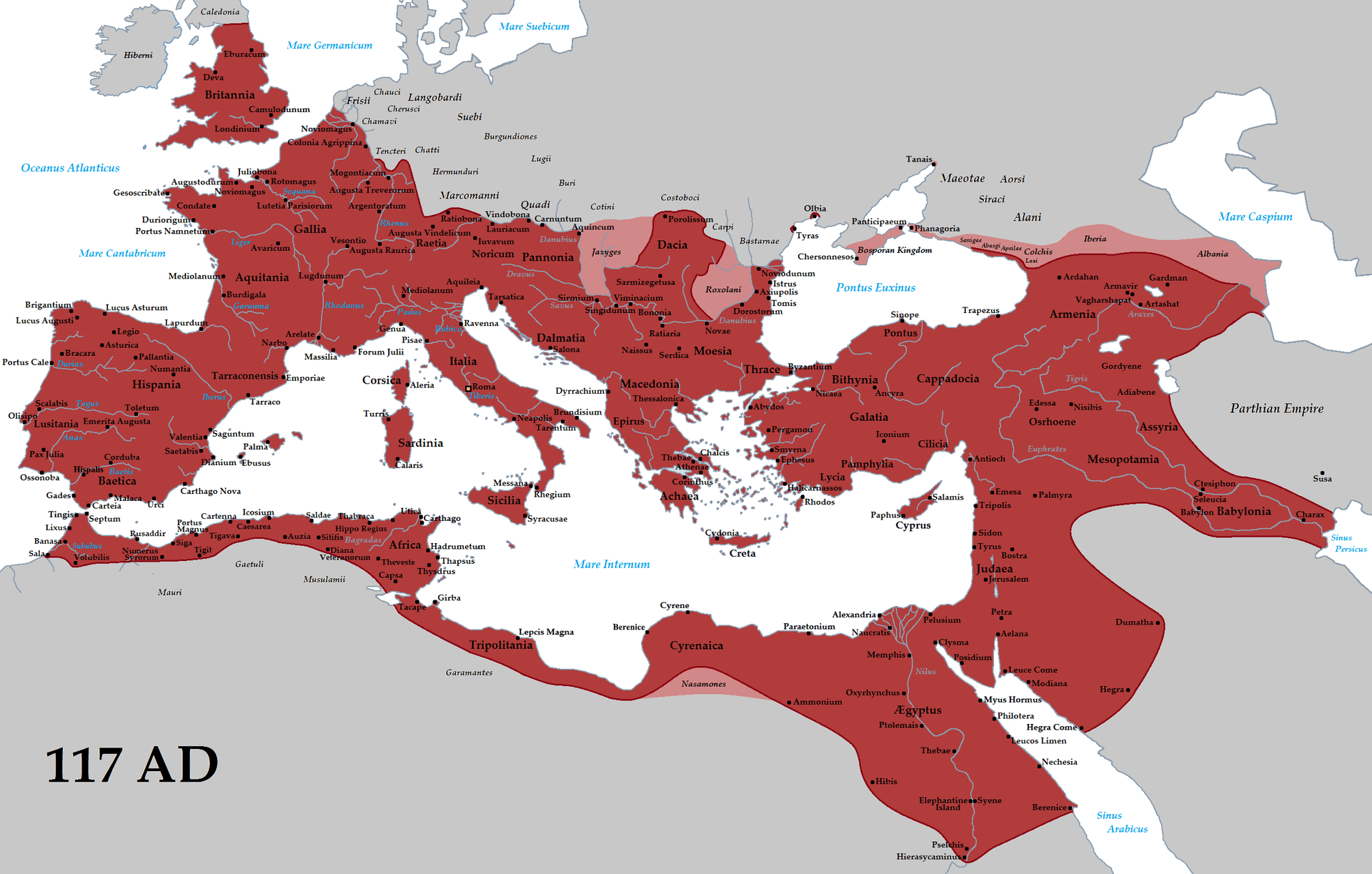 Roman_Empire_Trajan_117AD - Impero romano
